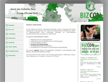 Tablet Screenshot of biz-con.de